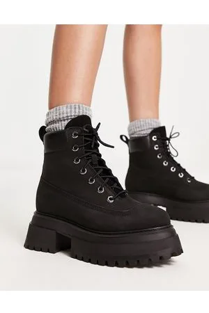 Timberland Sky - Stivaletti da 6 pollici in pelle nabuk neri