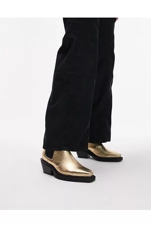 Topshop Maeve - Stivaletti stile western in pelle