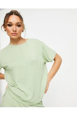 ASOS Mix & Match - T-shirt da casa super morbida verde salvia