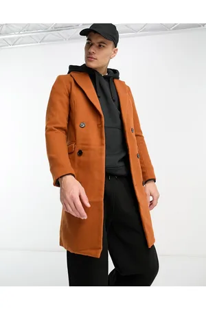 Bolongaro Cappotto in lana arancione