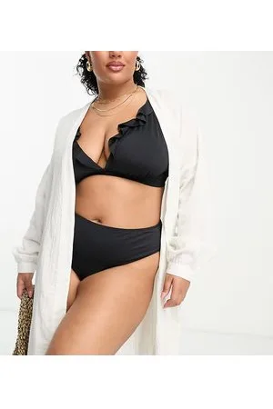 ASOS ASOS DESIGN Curve - Kimono da mare con maniche in garza con maniche a campana