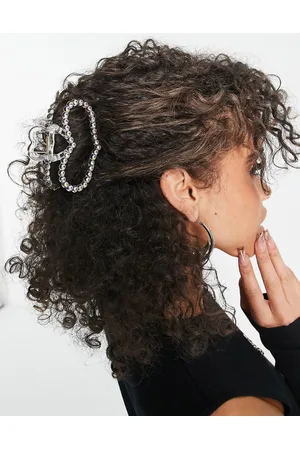 DesignB London Donna Accessori per capelli - Fermaglio per capelli iridescente a forma di cuore