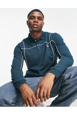Fila Polo a maniche lunghe con profili a contrasto
