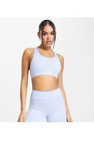 VAI21 Confezione da 2 reggiseni sportivi azzurro e grigio