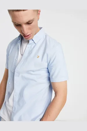 Farah Brewer - Camicia a maniche corte - MBLUE