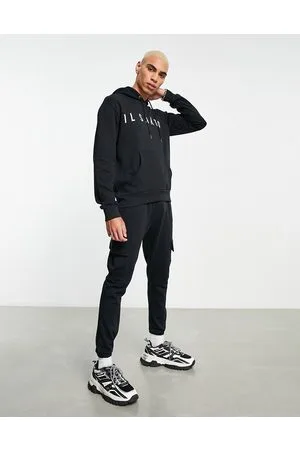 Il Sarto Core - Joggers cargo neri in coordinato