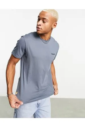 Timberland T-shirt grigia con logo
