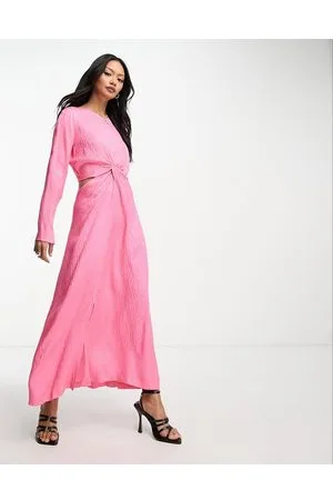 Closet Vestito midi con intreccio e cut-out
