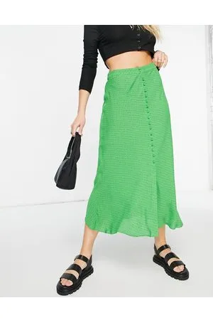 Whistles Gonna midi a pois piccoli con bottoni