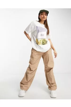 I saw it first T-Shirt bianca con motivo