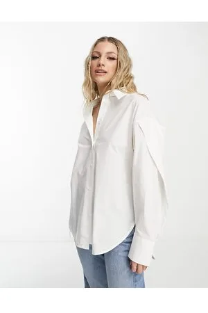 Urban Revivo Camicia comoda bianca