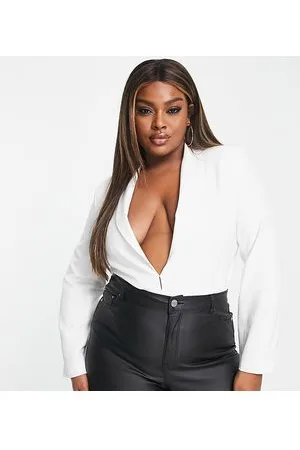 Unique 21 Plus - Body sartoriale con scollo profondo