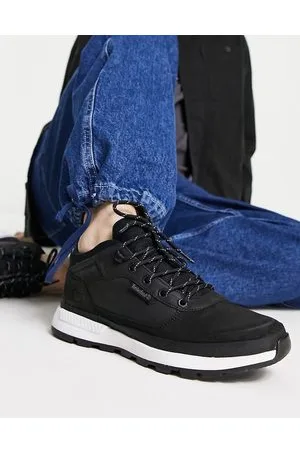 Timberland Field Trekker - Sneakers basse in pelle nabuk nere