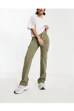 ASOS Pantaloni cargo slim color kaki