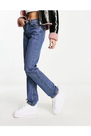 Monki Yara - Jeans dritti a vita medio alta US