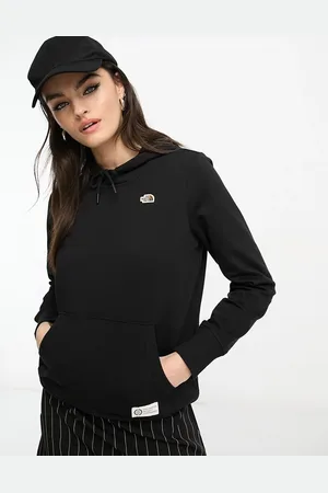 The North Face Heritage - Felpa con cappuccio nera in pile
