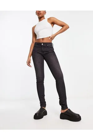 Replay Jeans skinny nero slavato