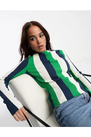 & OTHER STORIES Maglione in maglia e verde a righe