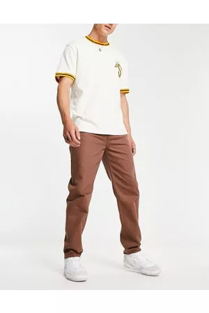 New Look Jeans dritti marroni anni 