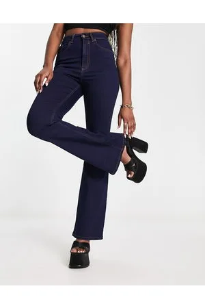 ASOS Jeans a zampa scuro super elasticizzati