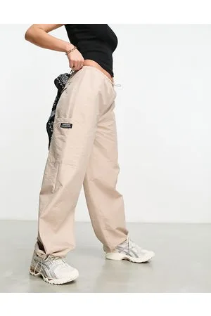 ASOS Pantaloni parachute cargo neutri con tasca