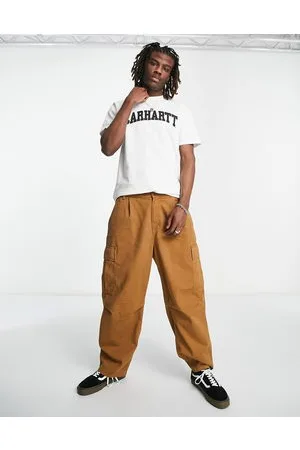 Carhartt T-shirt bianca in stile college