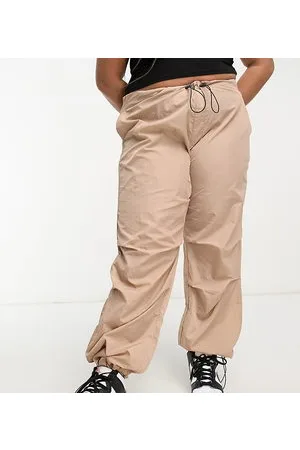 Noisy May Pantaloni cargo beige
