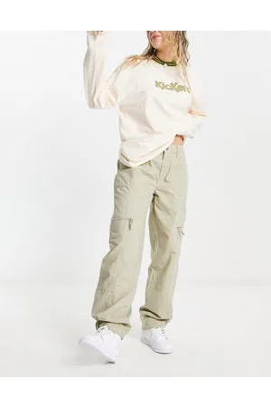 ASOS Pantaloni cargo kaki con tasche