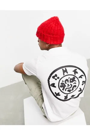 Farah Jeff - T-shirt bianca con stampa sul retro