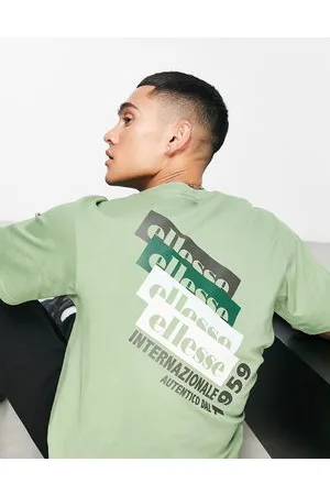 Ellesse Faharo - T-shirt con stampa ripetuta sul retro