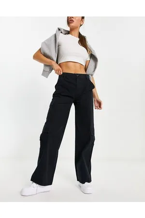 ASOS Pantaloni cargo oversize multitasche neri