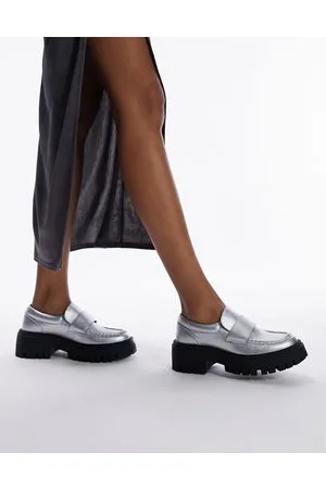 Topshop Lottie - Mocassini con suola spessa color