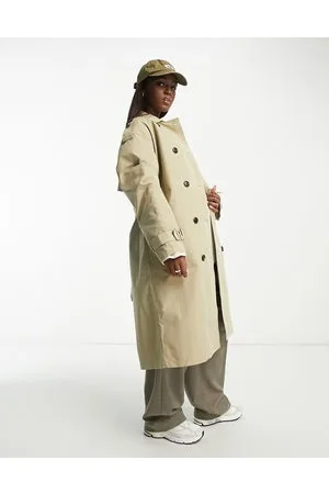 JJXX Trench beige taglio lungo