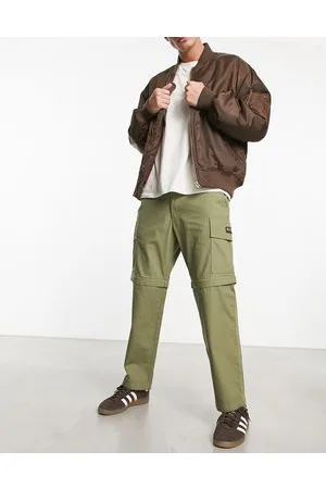 Napapijri Manabi - Pantaloni cargo color kaki con fondo rimovibile con zip