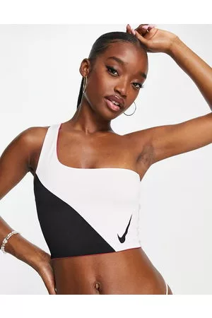 Nike Icon - Top bikini 3 in 1 color block bianco e