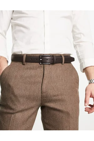 River Island Cintura marrone scuro