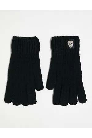 Bolongaro Guanti in maglia neri