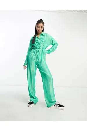 Heartbreak Tuta jumpsuit oversize con coulisse in vita