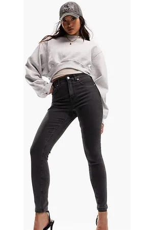 ASOS ASOS DESIGN Petite - Ultimate - Jeans skinny slavato