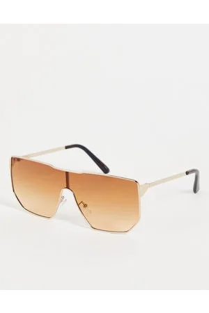Jeepers Peepers Occhiali da sole a mascherina chiaro