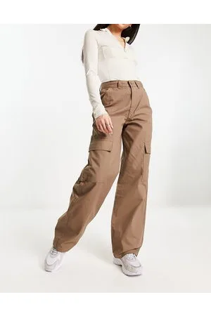 Dr Denim Donna - Pantaloni cargo marroni