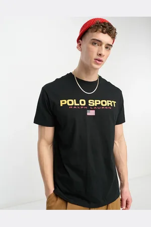Ralph Lauren Sport Capsule - T-shirt classica nera con logo grande