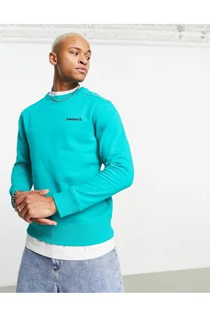 Timberland Felpa blu con logo piccolo