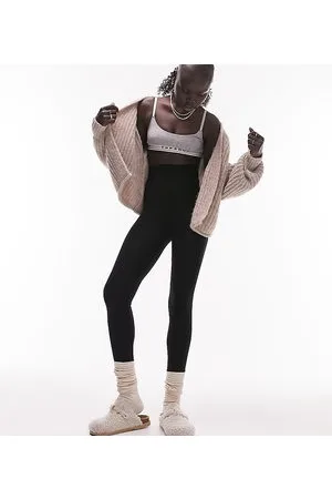 Topshop Leggings a vita alta neri