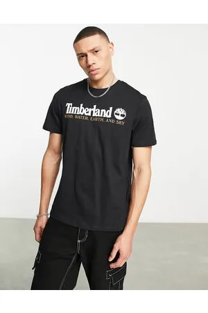 Timberland YC Core - T-shirt nera con logo