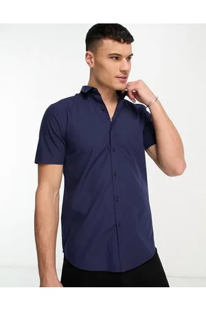 New Look Camicia a maniche corte in popeline
