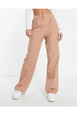 Miss Selfridge Pantaloni dad fit extra larghi color moka