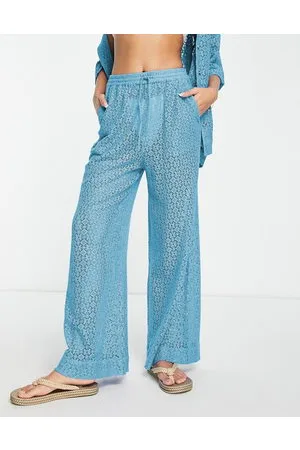 Damson Madder Chloe - Pantaloni cobalto in coordinato