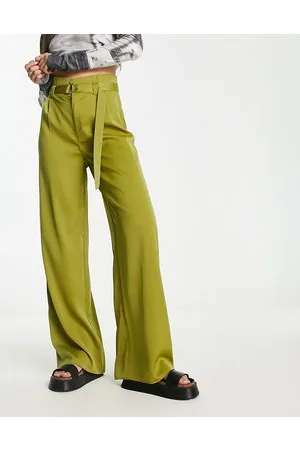 Public Desire Pantaloni a vita alta kaki