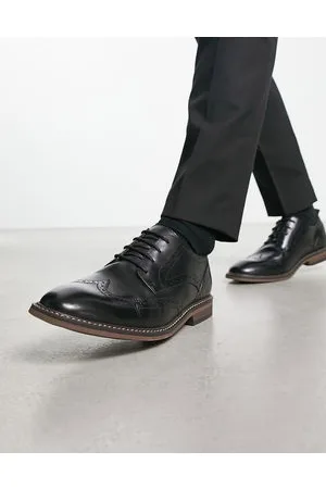 Schuh Raffe - Scarpe brogue in pelle nera